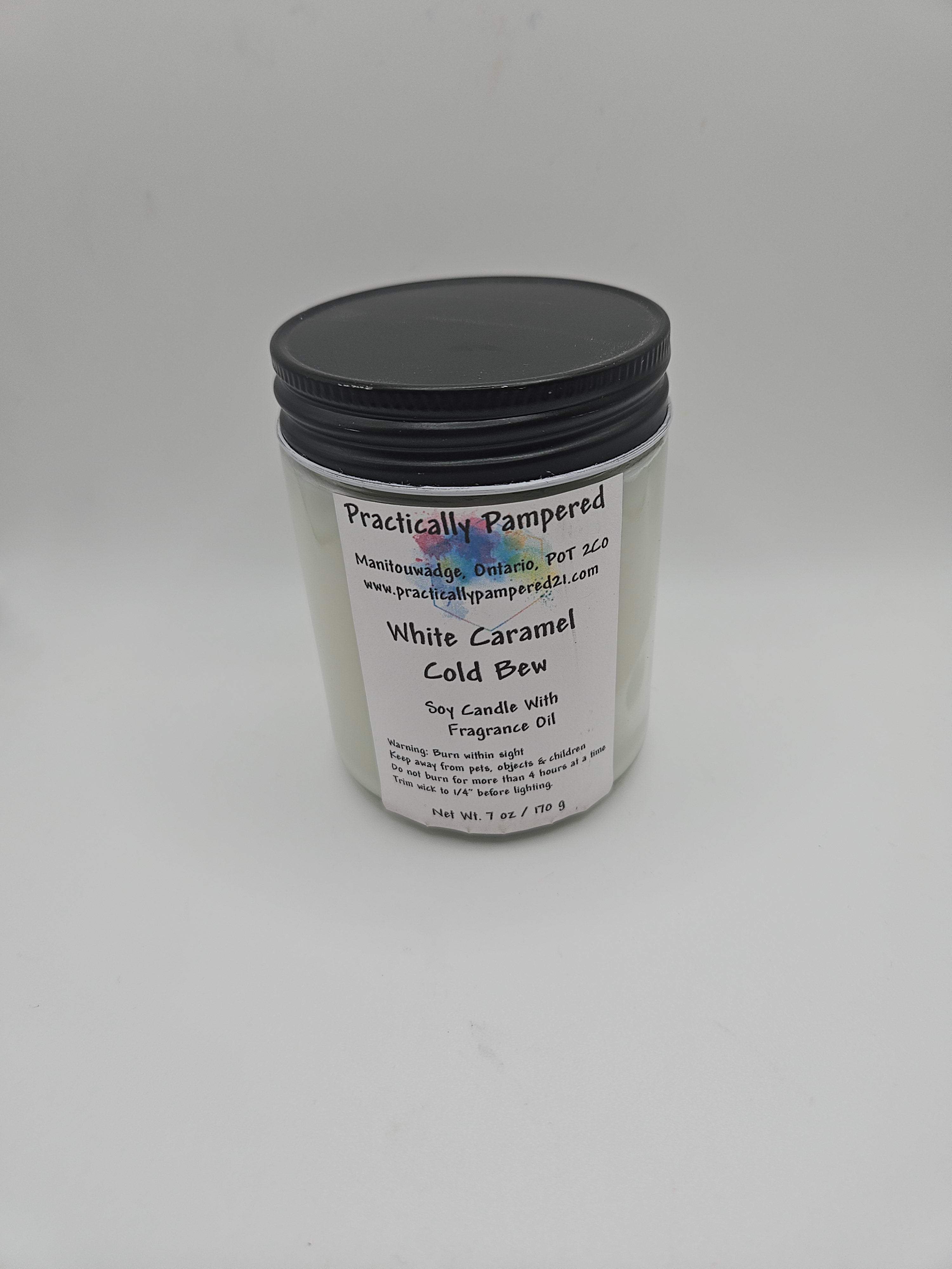 White Caramel Cold Brew Candle