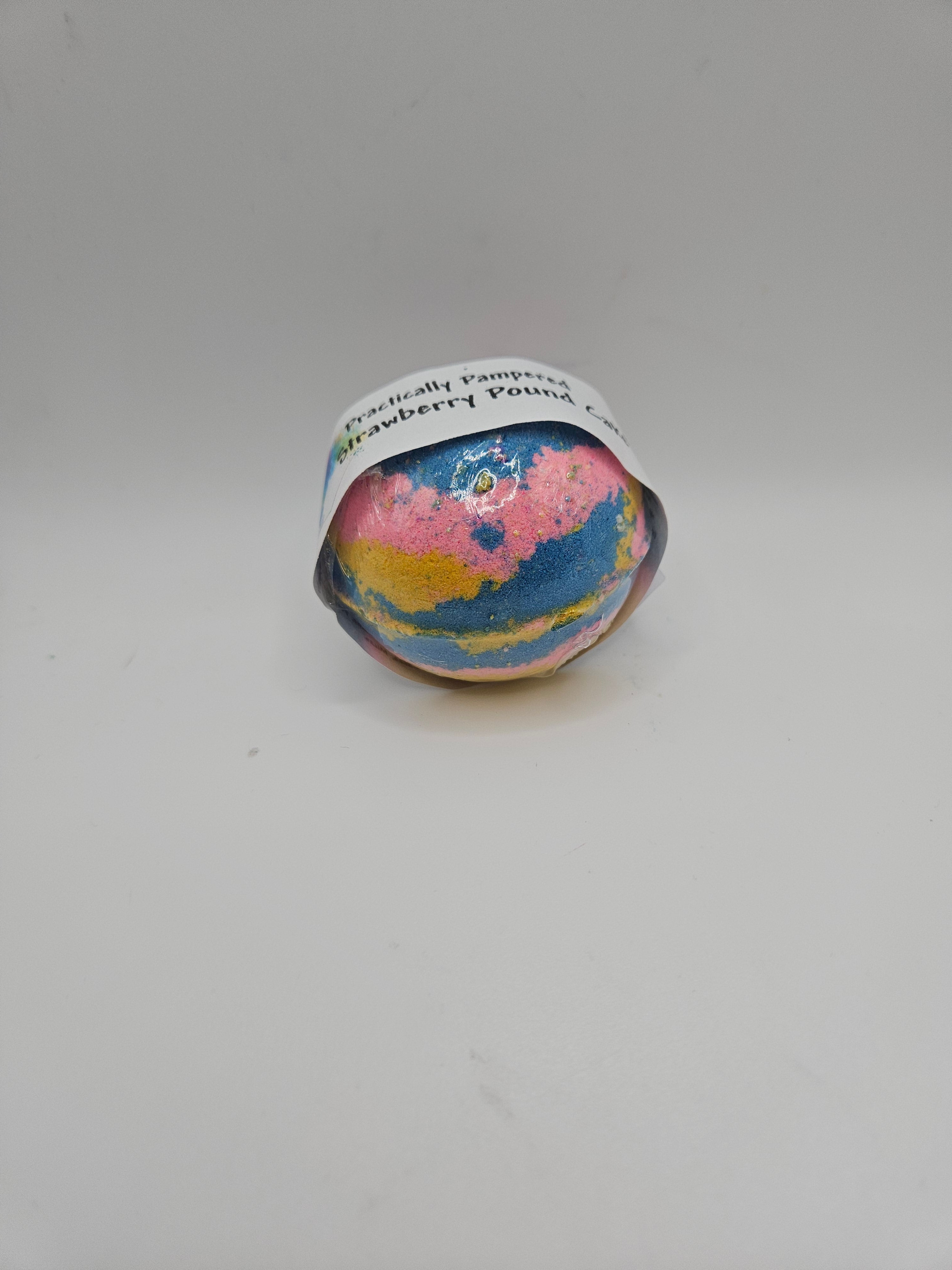 Strawberry Pound Cake Rounded Bath Bomb