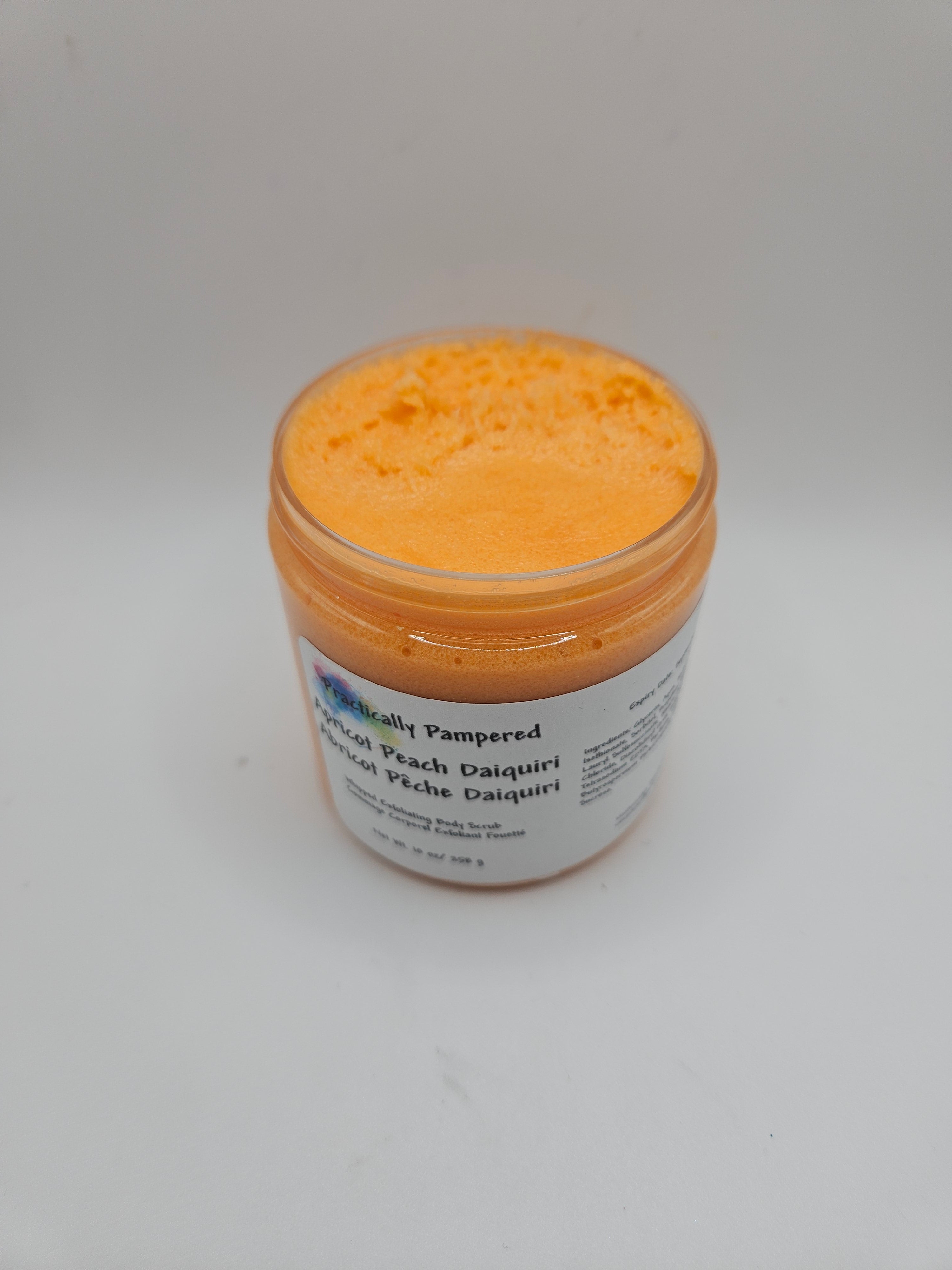 Apricot Peach Daiquiri Whipped Exfoliating Body Scrub