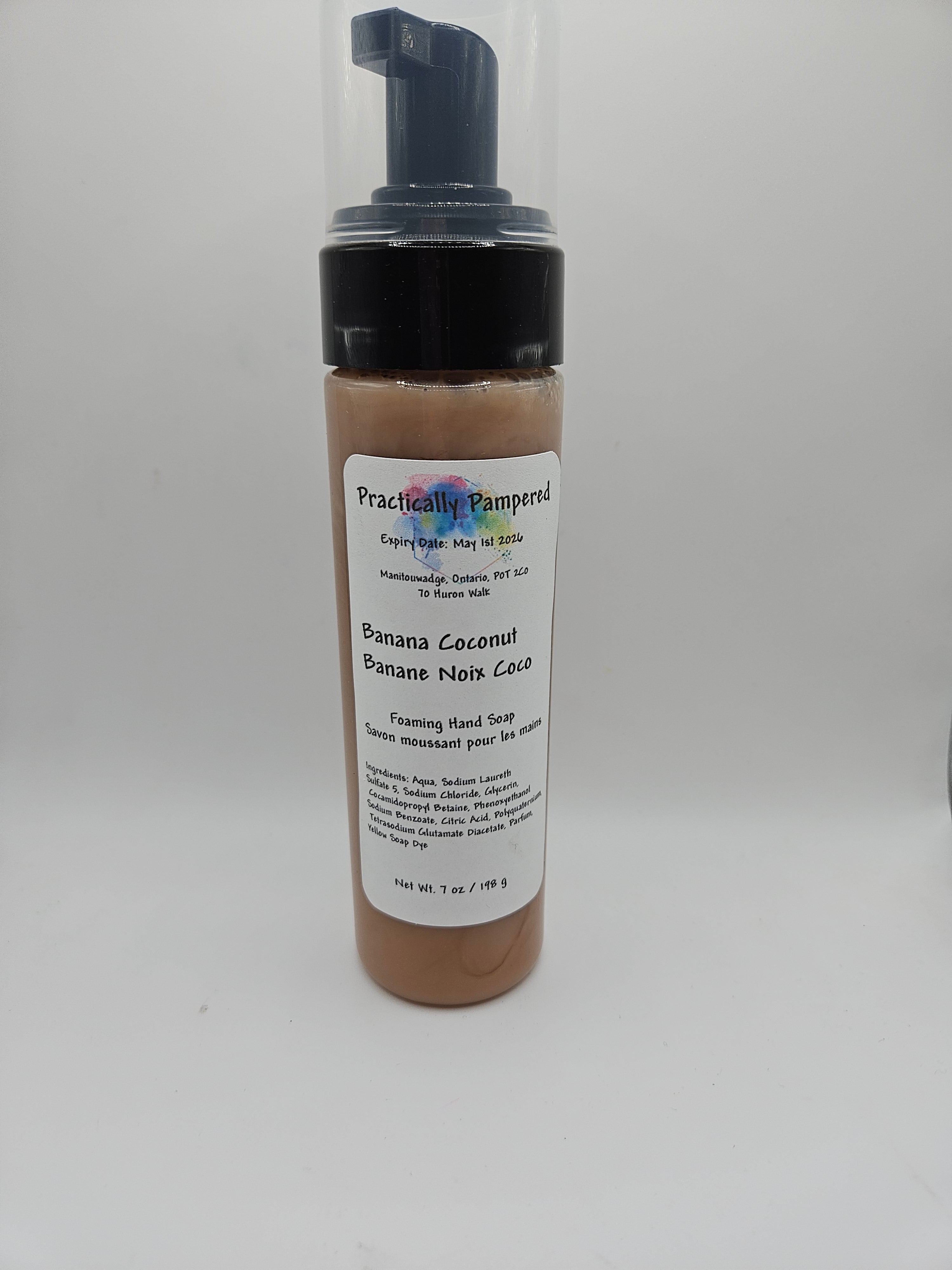 Banana Coconut Foaming Hand Soap