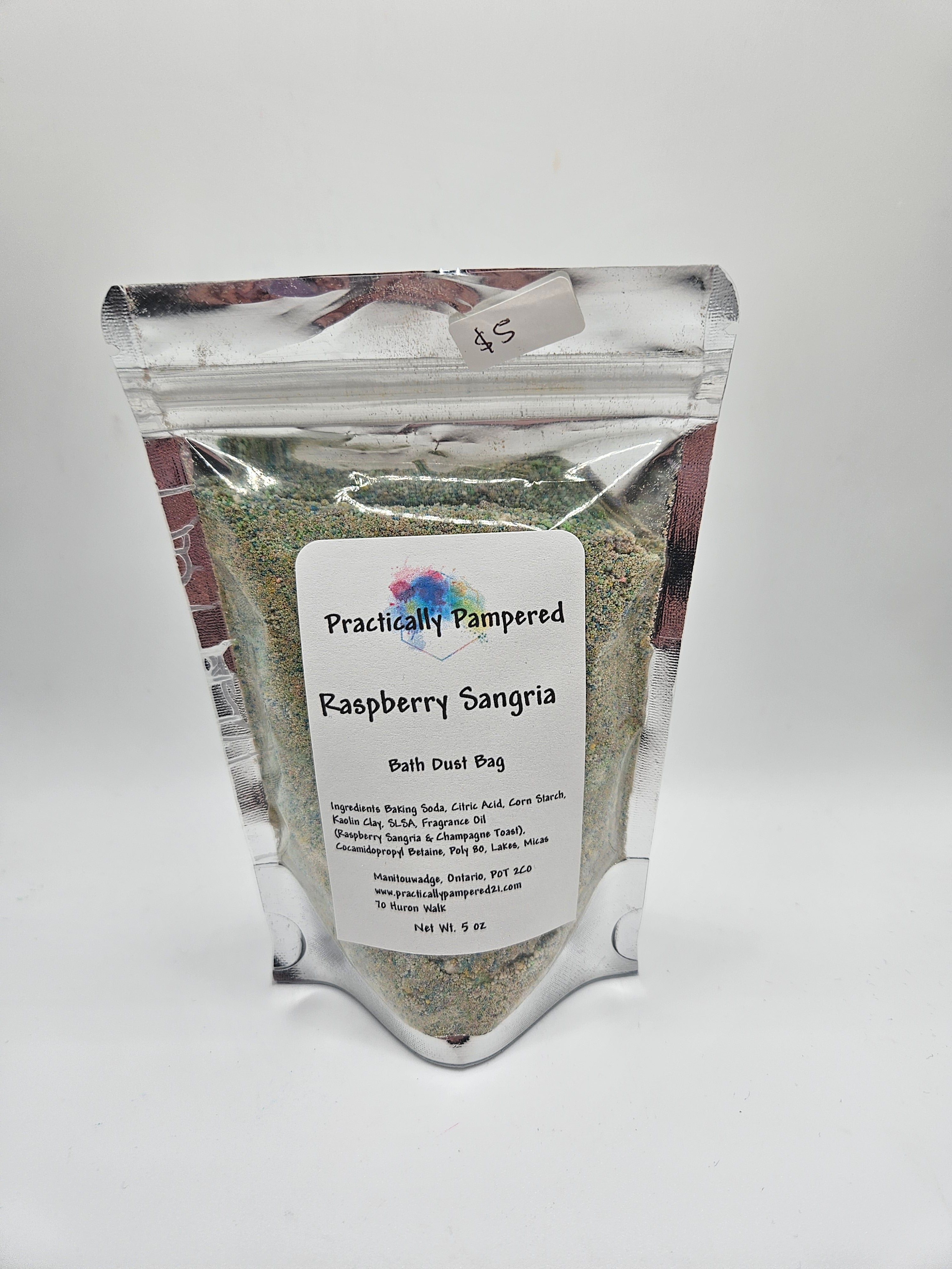 Raspberry Sangria Bath Dust 5oz