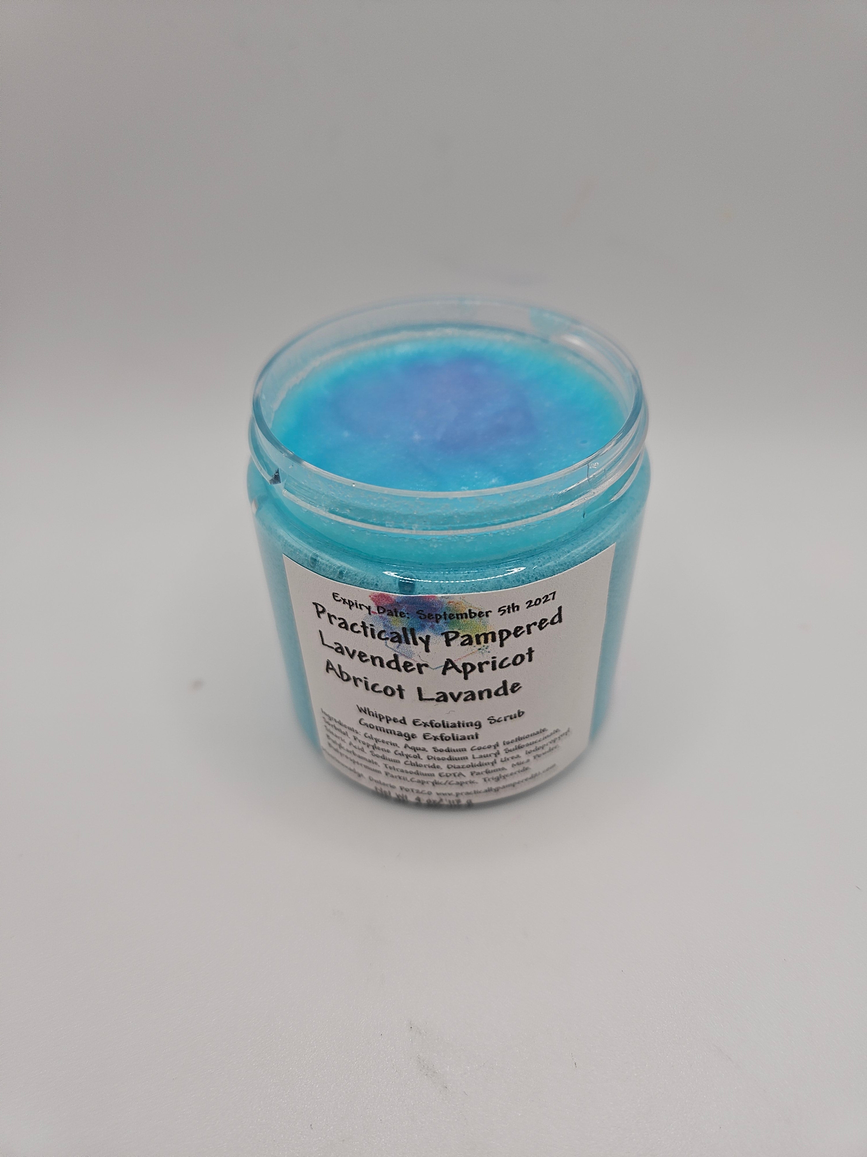 Lavender Apricot Whipped Exfoliating Body Scrub