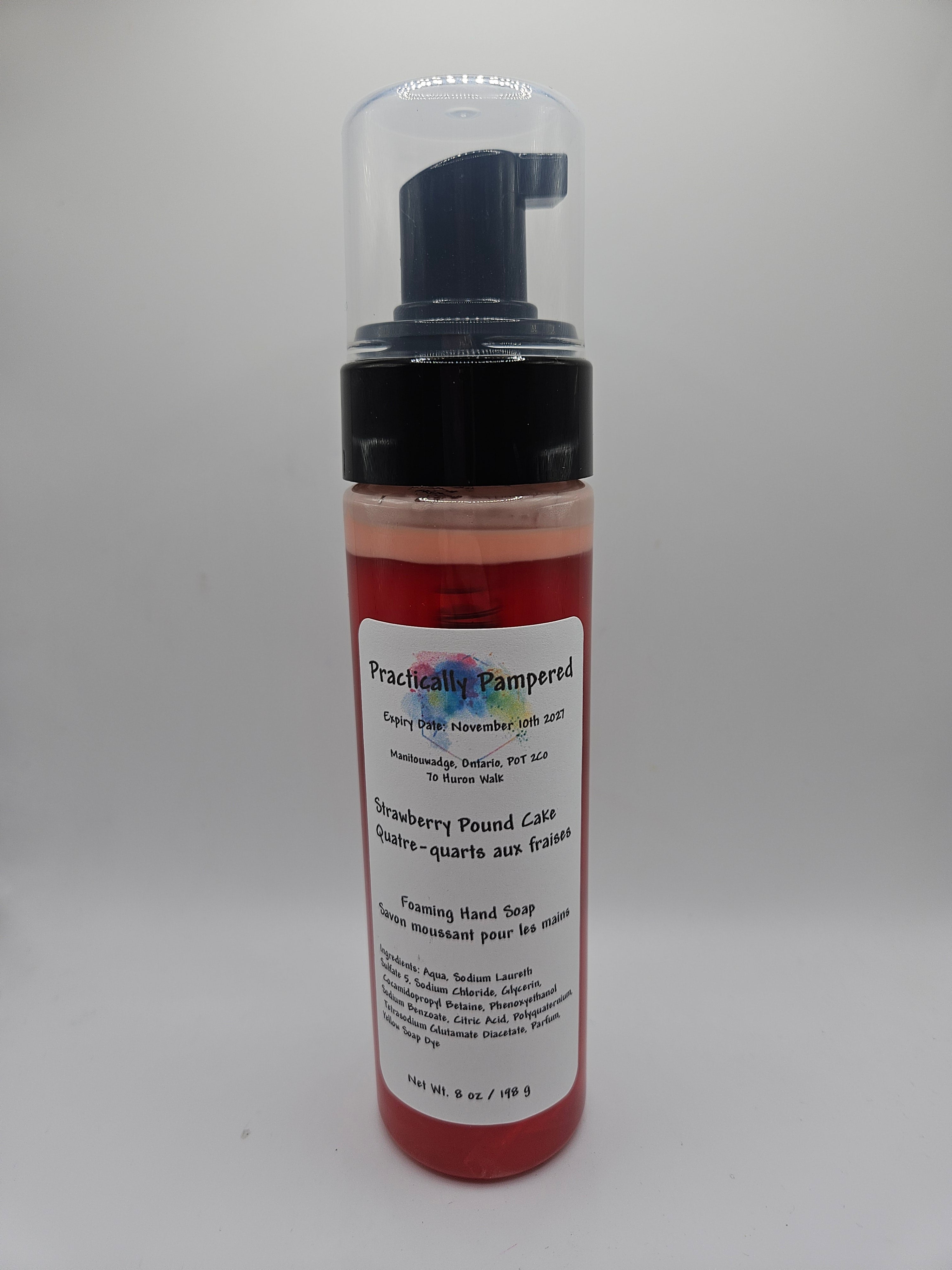 Strawberry Pound Cake Foaming Hand Soap