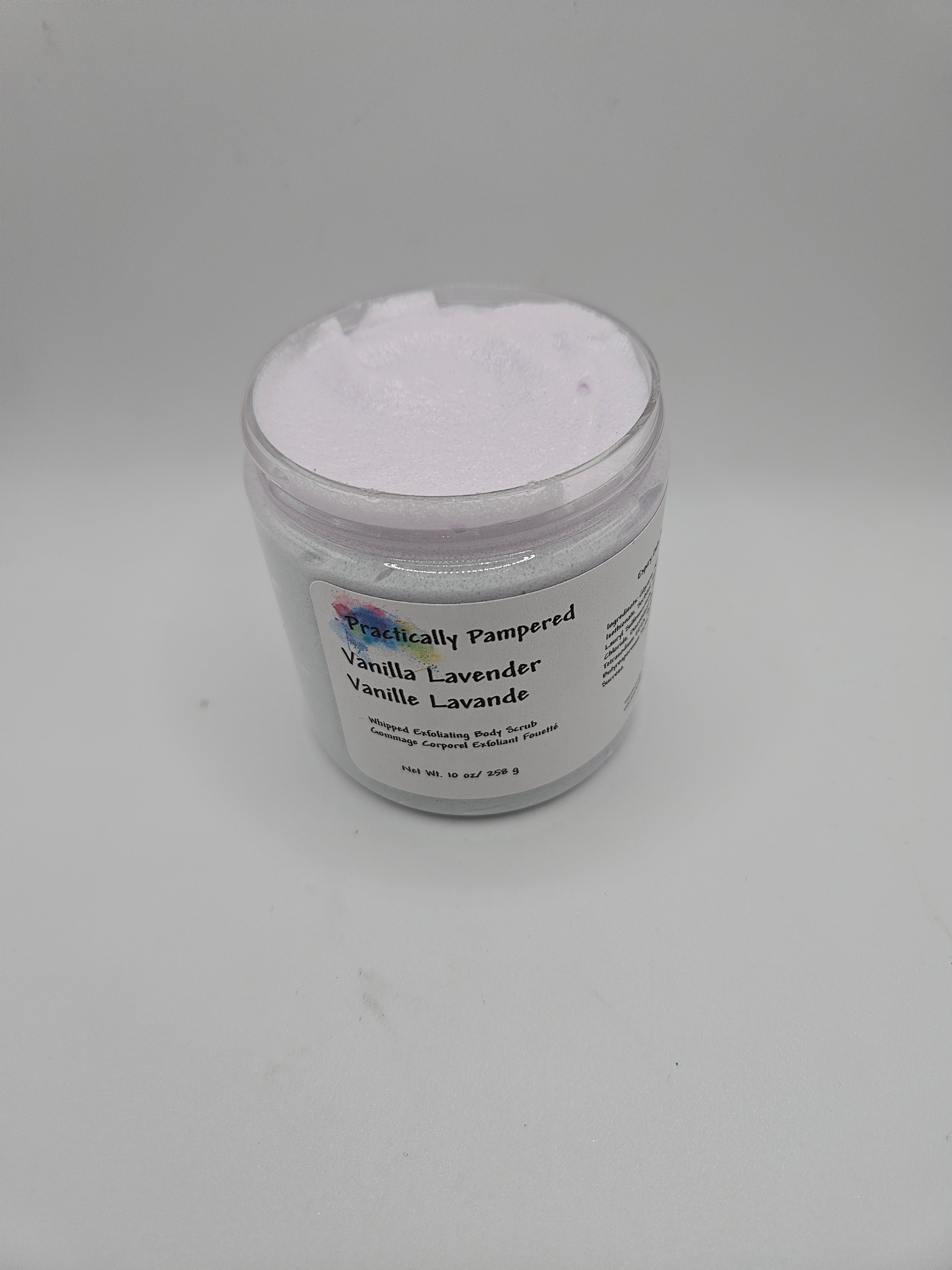 Vanilla Lavender Whipped Exfoliating Body Scrub