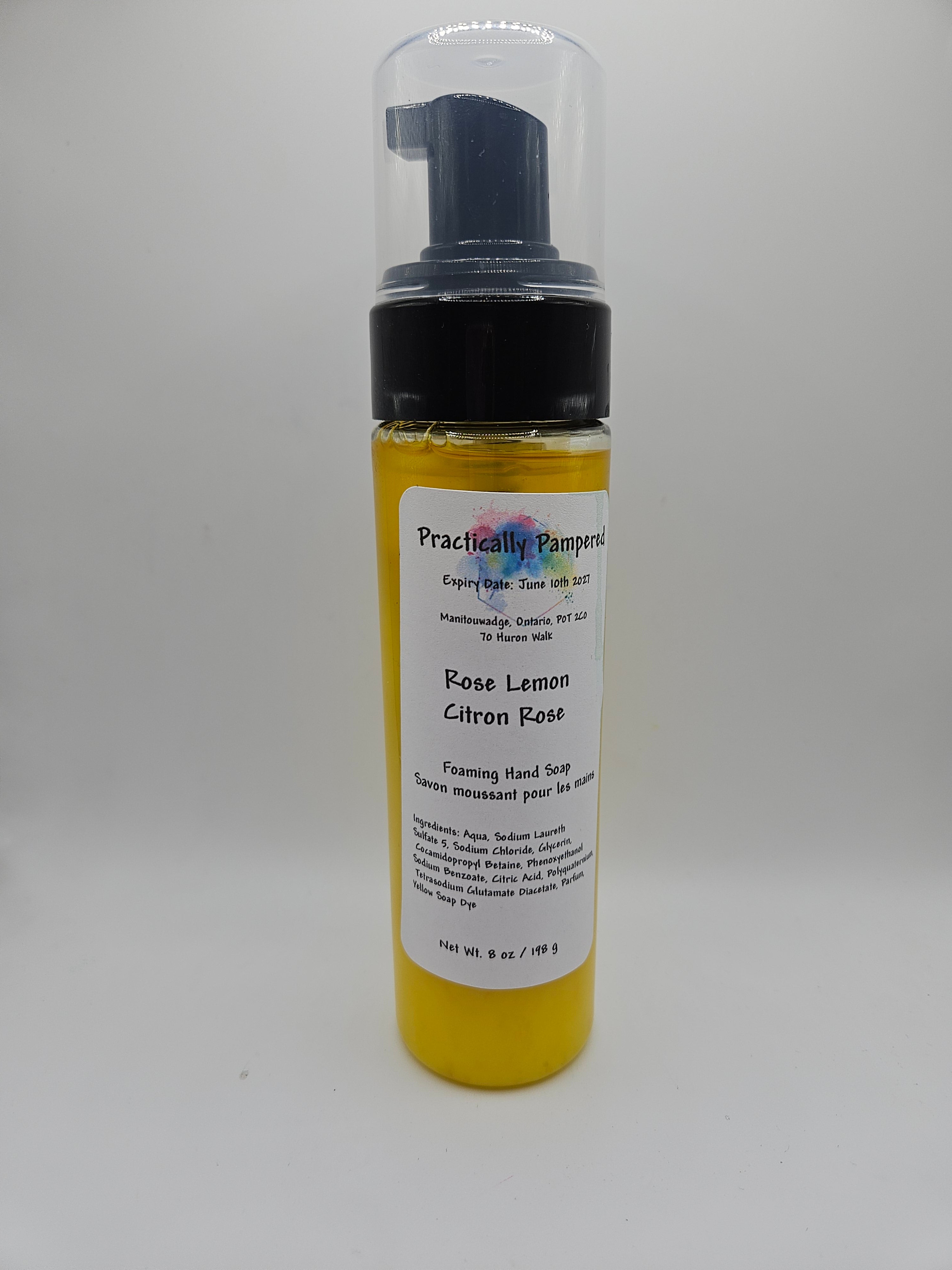 Rose Lemon Foaming Hand Soap
