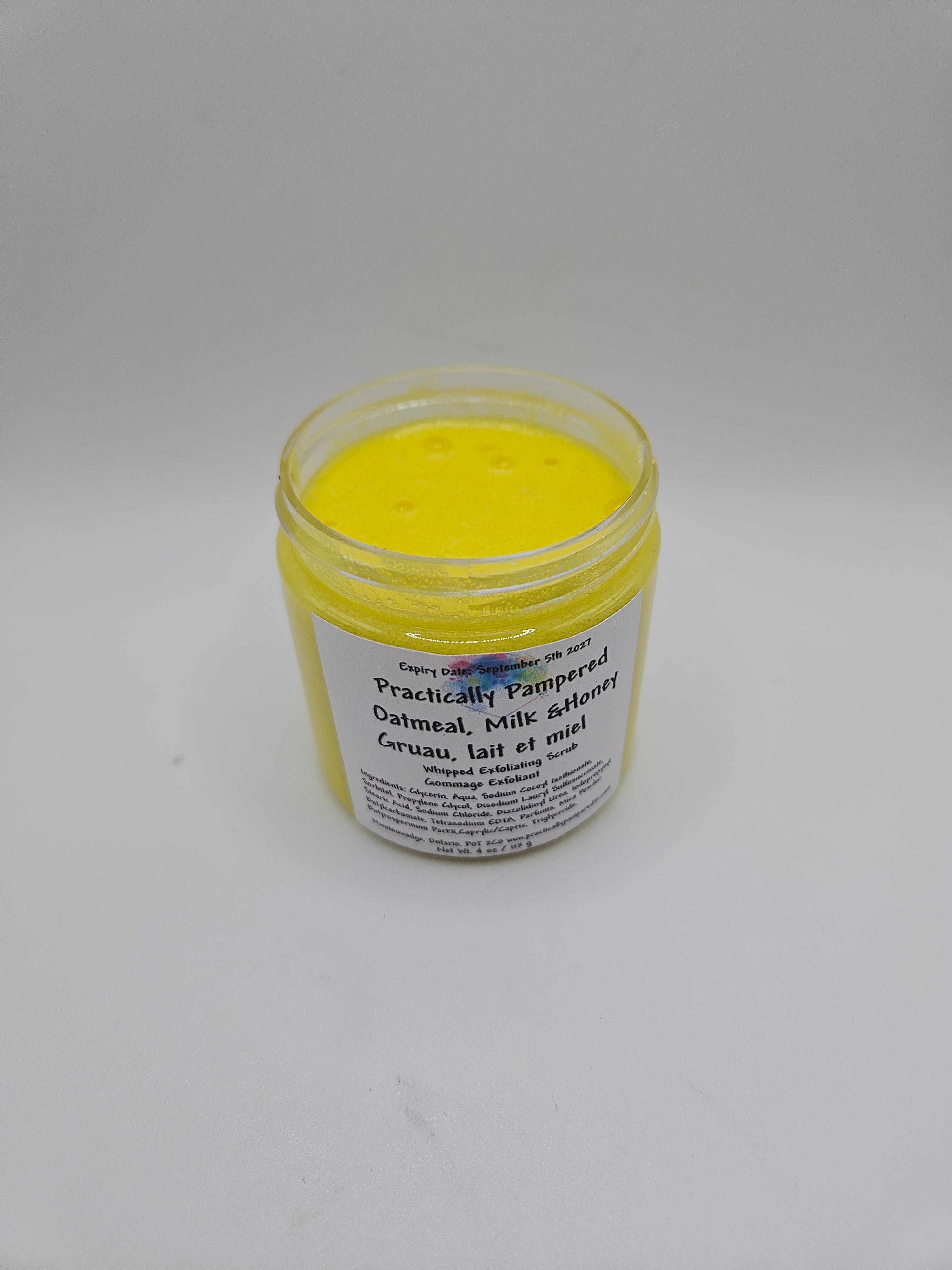 Oatmeal, Milk & Honey Whipped Exfoliating Body Scrub